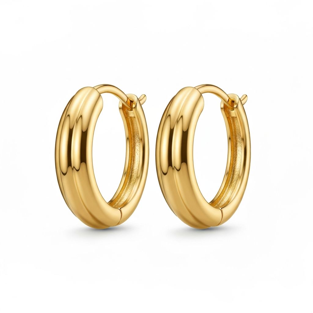 Gold Hoop Earrings