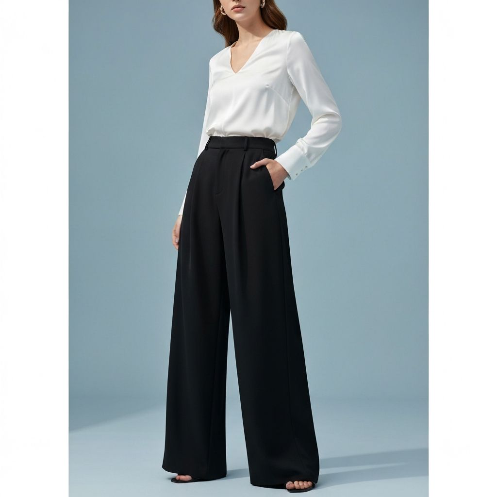 Wide Leg Trousers